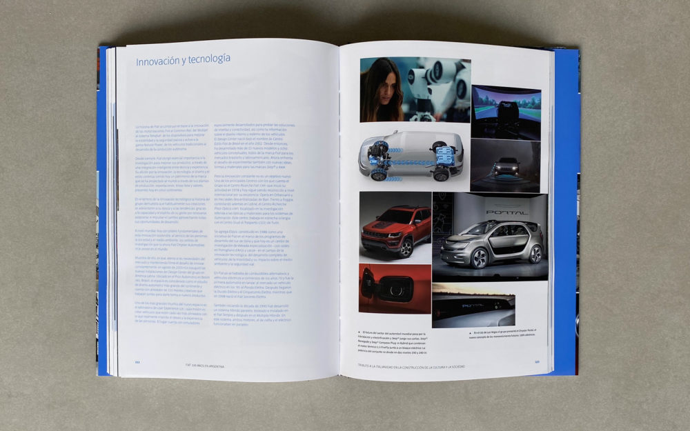 Diseño y edición del libro de Fiat